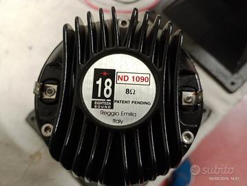 COPPIA TWEETER ND 1090 EIGHTEEN, METALLO.