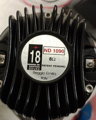 COPPIA TWEETER ND 1090 EIGHTEEN, METALLO.