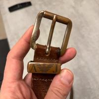 Cintura da uomo vera pelle Armani - 90/105