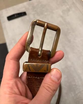 Cintura da uomo vera pelle Armani - 90/105
