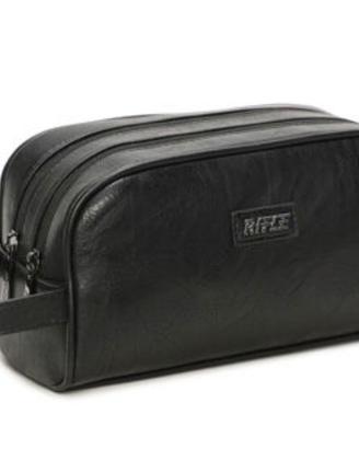 RIFLE - Pochette nera da uomo