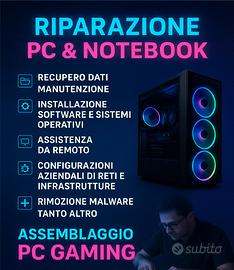 ASSEMBLAGGIO E RIPARAZIONE PC