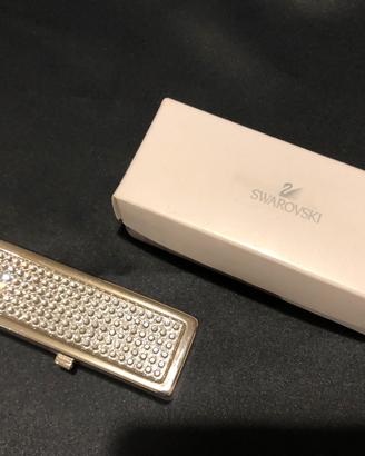 Porta rossetto Swarovski originale - argento
