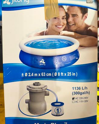 piscina circolare autoportante