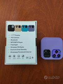 Smartphone dual SIM con tasti grandi pieghevole 