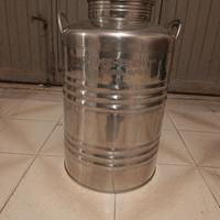 Bidone acciaio inox per olio 
