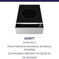 Piastra induzione professionale