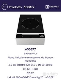 Piastra induzione professionale