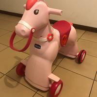 Chicco Miss Rodeo cavallo a dondolo rosa