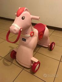 Chicco Miss Rodeo cavallo a dondolo rosa