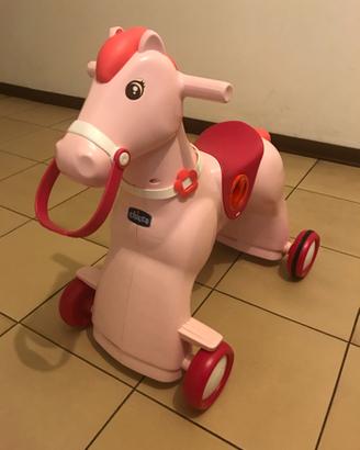 Chicco Miss Rodeo cavallo a dondolo rosa