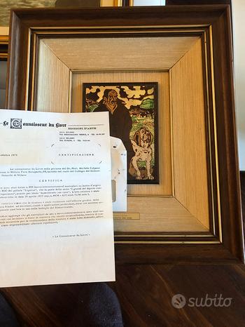 Quadro di Ligabue "Ritratto con cane" PERMUTE