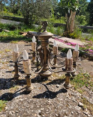 Lampadario stile antico