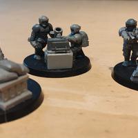 Squadra Armi Pesanti con mortaio