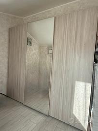 Letto matrimoniale + Armadio ante scorrevoli