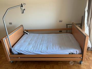 Letto ortopedico elettrico in legno