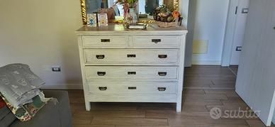 credenza in legno anticata 