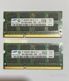 2 banchi 4gb DDR3 Samsung (8GB)
