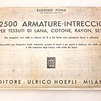 2500 Armature Intreccio Per Tessuti - Hoepli Raro