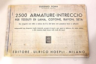 2500 Armature Intreccio Per Tessuti - Hoepli Raro