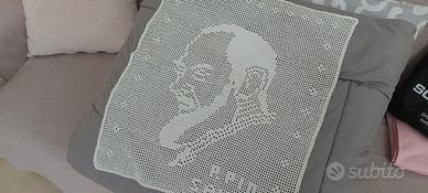 Ricamo Padre Pio uncinetto