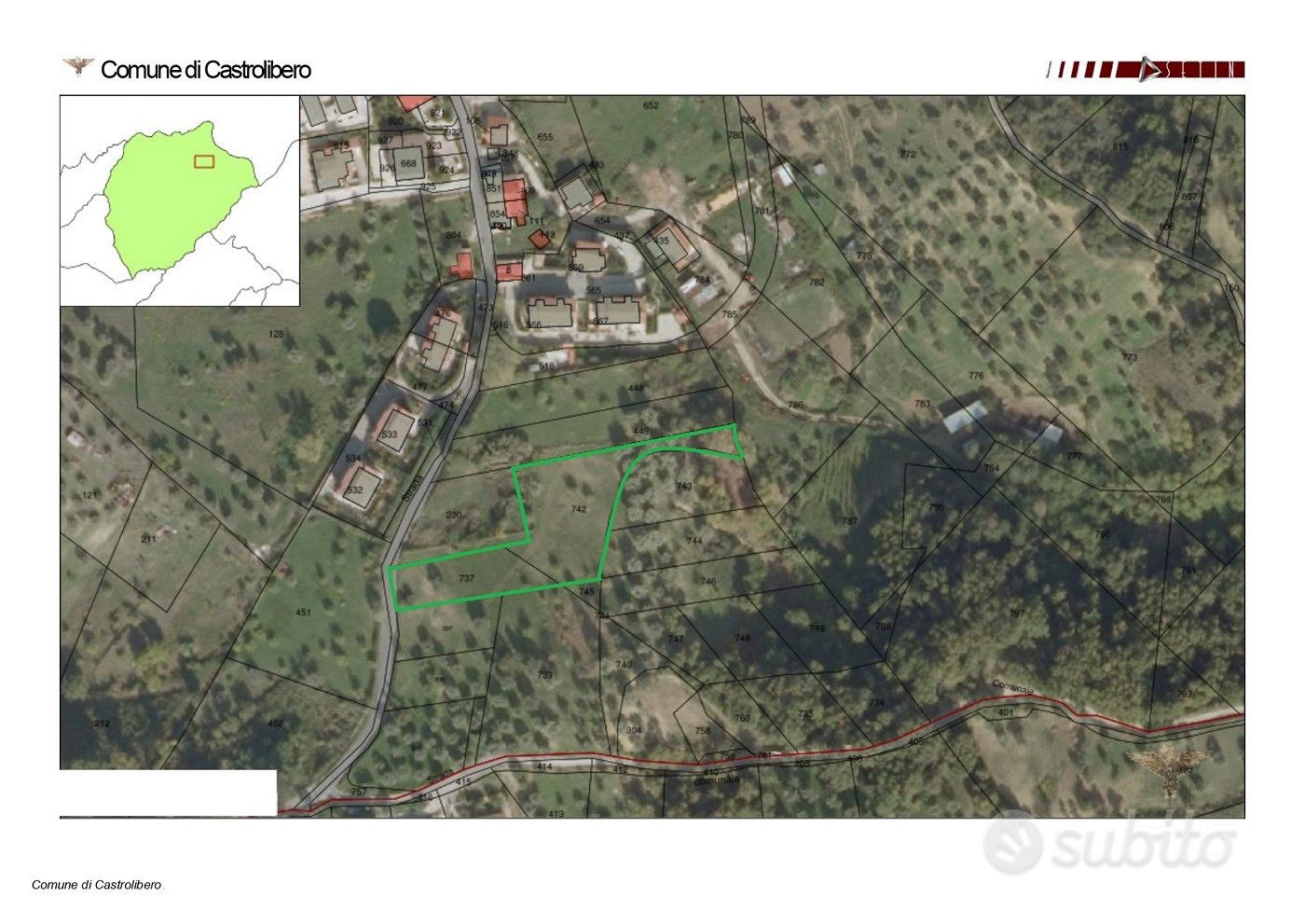 Terreno Residenziale Castrolibero - Vista 2