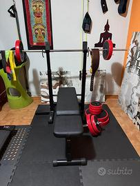 Homcom panca + bilanciere!!