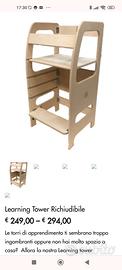 Learning Tower/Alzata/seggiolone