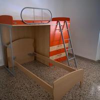 CAMERETTA BAMBINO ARANCIONE SMONTATA