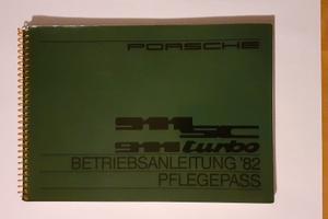 Libretto Uso e Manutenzione Porsche 911 Turbo anno