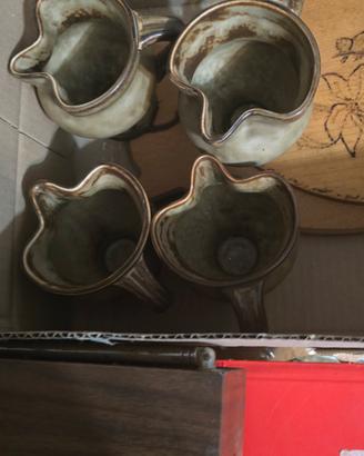 bicchieri/tazze in terracotta