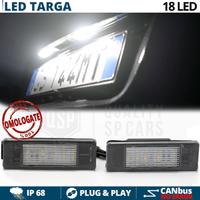 Luci Targa LED per NISSAN Micra 2 K11 Luce Bianca