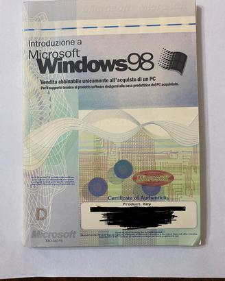 Manuale introduzione  a Windows 98