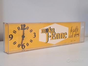 Orologio pubblicitario vintage Moka J Emme