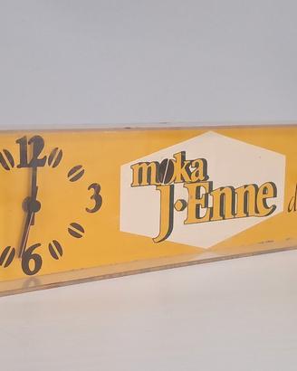Orologio pubblicitario vintage Moka J Emme