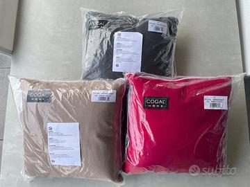 Tris cuscini Cogal Home nuovi