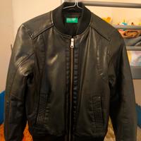 GIUBBOTTO PELLE BENETTON 