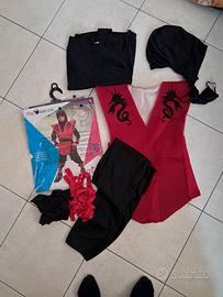  vestito di carnevale ninja 7 9 anni