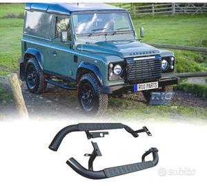 PIASTRETTI PEDANE LAND ROVER DEFENDER 90 83-16 NER