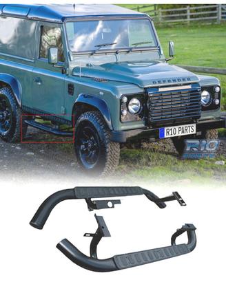 PIASTRETTI PEDANE LAND ROVER DEFENDER 90 83-16 NER