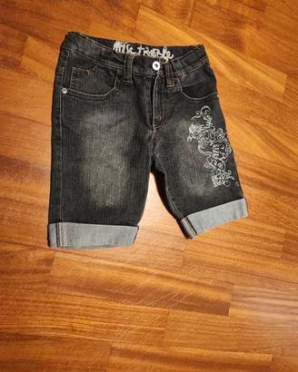 Bermuda jeans grigio 8 anni