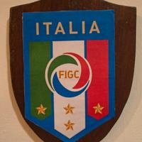 targa in legno crest araldico Italia