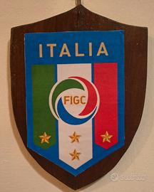 targa in legno crest araldico Italia