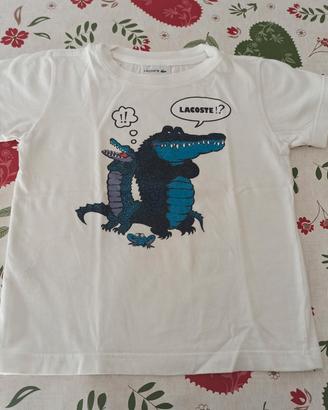 T-shirt 4 anni Lacoste