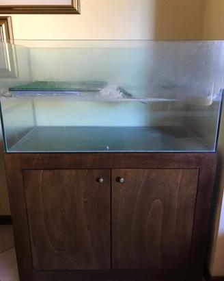 Acquario per tartarughe completo di accessori