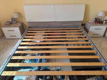 Letto matrimoniale contenitore