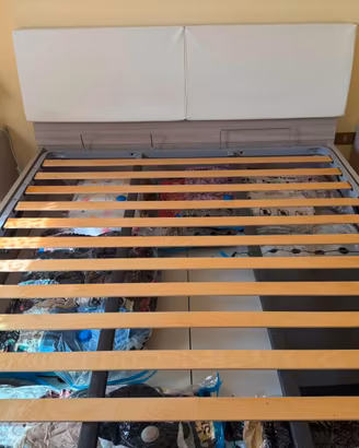 Letto matrimoniale contenitore