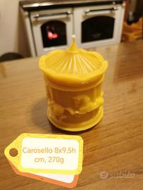 Candele in pura cera d'api profumo miele e propoli