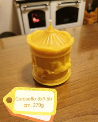 Candele in pura cera d'api profumo miele e propoli