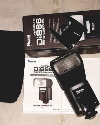 FLASH Nissin DI866 Mark II x Nikon, Canon, ecc...